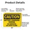 Signmission Battery Charging Station No Smoking Or Open Flames OSHA Caution Sign, Aluminum, 10in W x 7in L, 2PK OS-2PACK-CS-A-710-L-19115 - alternate 2